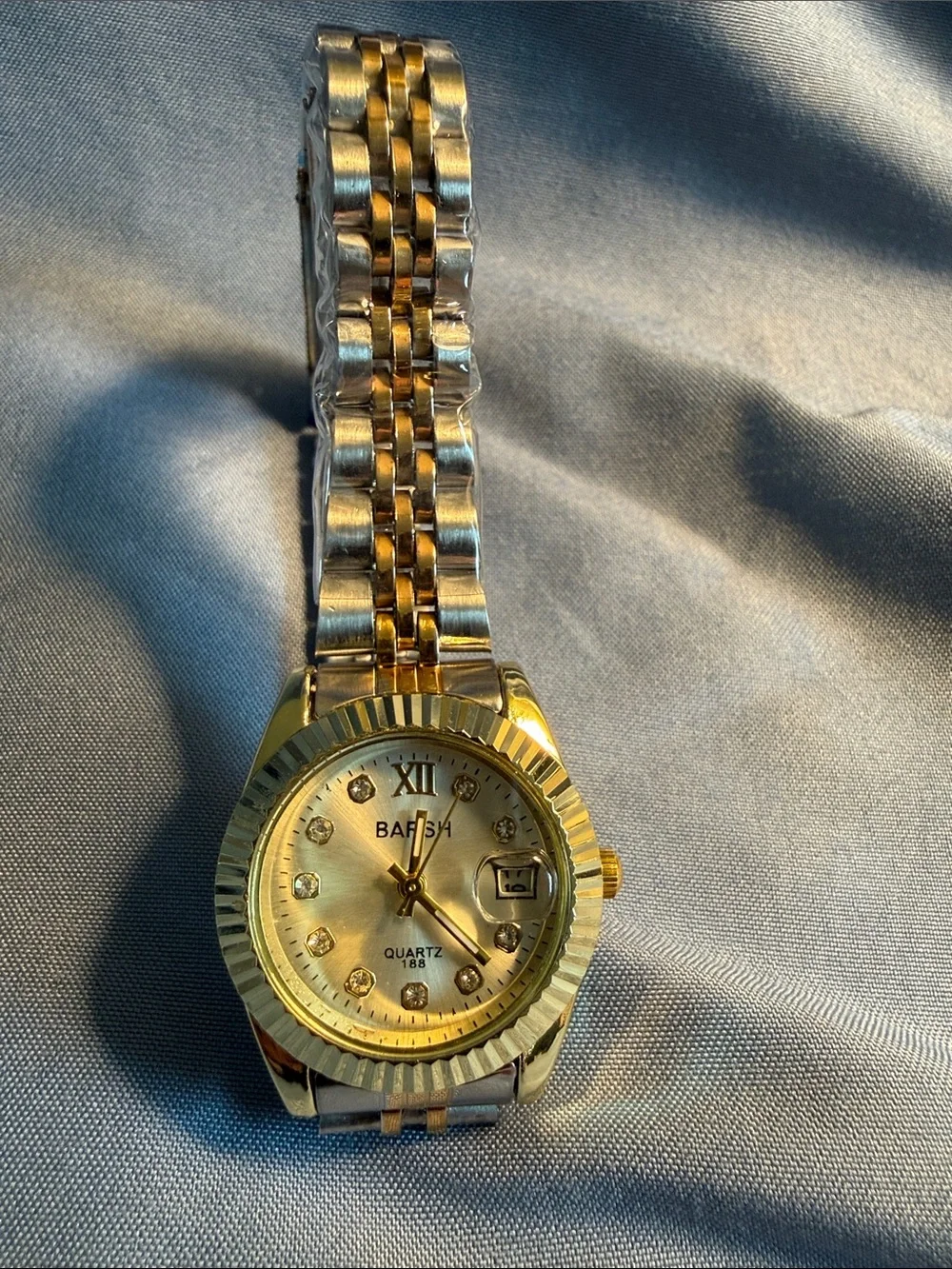 Two-Tone Gold & Silver Bracelet Watch